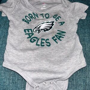 NFL Eagles Gray Kids Bodysuit